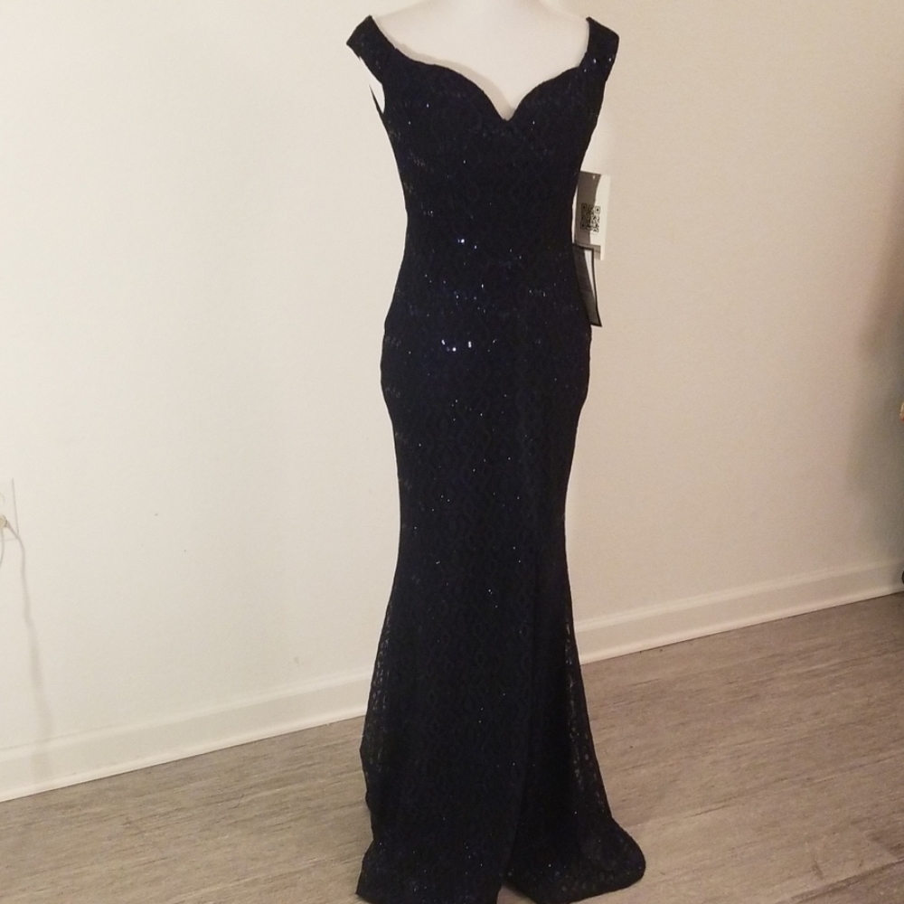 Navy Blue Gown